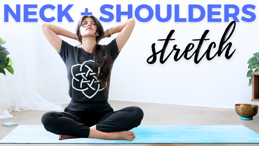 10 minute Gentle Yoga for Neck, Shoulder Relief and Upper Back Tension