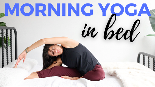 10 minute Morning Yoga in Bed to Gently Wake Up and Feel Good