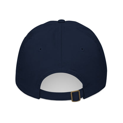 Organic Baseball Cap with SarahBethYoga Flower Embroidery