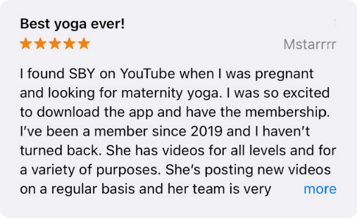 Customer review 1